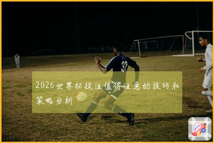 2026世界杯投注值得注意的技巧和策略分析