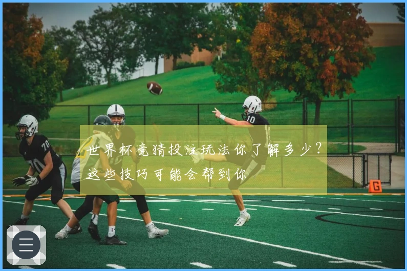 世界杯竞猜投注玩法你了解多少？这些技巧可能会帮到你